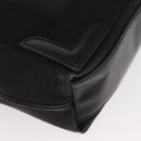 BALENCIAGA Cabas XS Hand Bag Canvas 2way Black Silver 390346 Auth ka1048-15