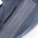 BALENCIAGA Cabas XS Hand Bag Canvas 2way Black Silver 390346 Auth ka1048-11