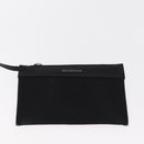 BALENCIAGA Cabas XS Hand Bag Canvas 2way Black Silver 390346 Auth ka1048-21