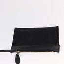 BALENCIAGA Cabas XS Hand Bag Canvas 2way Black Silver 390346 Auth ka1048-22