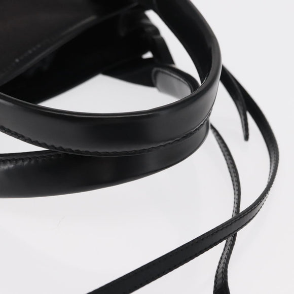 BALENCIAGA Cabas XS Hand Bag Canvas 2way Black Silver 390346 Auth ka1048