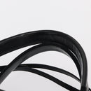 BALENCIAGA Cabas XS Hand Bag Canvas 2way Black Silver 390346 Auth ka1048-8