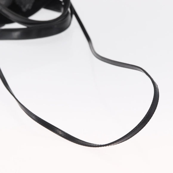 BALENCIAGA Cabas XS Hand Bag Canvas 2way Black Silver 390346 Auth ka1048