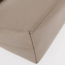 GUCCI Bamboo Hand Bag Leather Beige Gold 001 3444 1887 Auth ka105-14