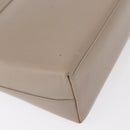 GUCCI Bamboo Hand Bag Leather Beige Gold 001 3444 1887 Auth ka105-16