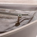 GUCCI Bamboo Hand Bag Leather Beige Gold 001 3444 1887 Auth ka105-21