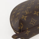LOUIS VUITTON Monogram Trousse Demi Ronde Cosmetic Pouch M47520 LV Auth ka1052-16