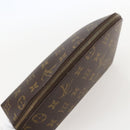 LOUIS VUITTON Monogram Trousse Demi Ronde Cosmetic Pouch M47520 LV Auth ka1052-5
