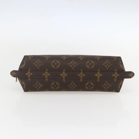 LOUIS VUITTON Monogram Trousse Demi Ronde Cosmetic Pouch M47520 LV Auth ka1052