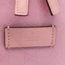 GUCCI GG Implementation Backpack PVC Silver Pink 271327 Auth ka1055-18
