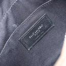 SAINT LAURENT Umhängetasche Leder Beige Silber Auth ka1059-18