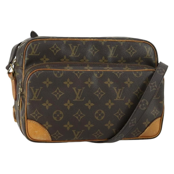 LOUIS VUITTON Monogram Nile Shoulder Bag M45244 LV Auth ka1060
