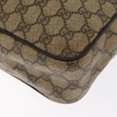 GUCCI GG Supreme Shoulder Bag PVC Beige Gold 201448 Auth ka1064-12