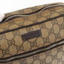 GUCCI GG Supreme Shoulder Bag PVC Beige Gold 201448 Auth ka1064-16