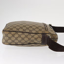 GUCCI GG Supreme Shoulder Bag PVC Beige Gold 201448 Auth ka1064-4