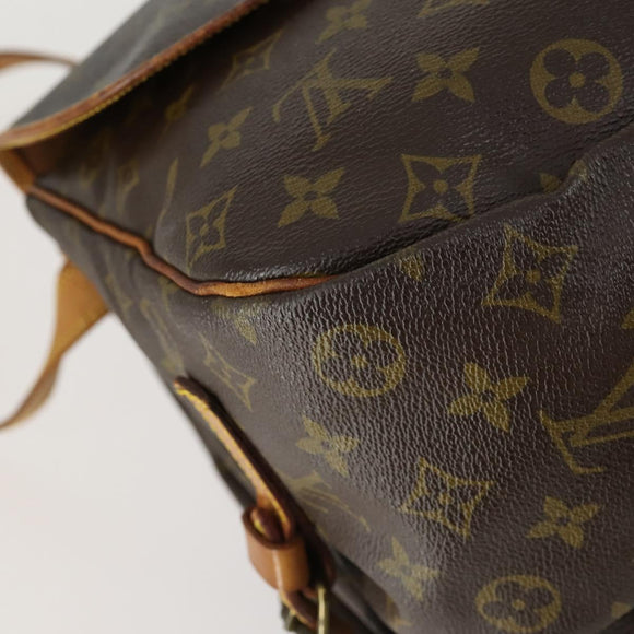 LOUIS VUITTON Monogram Saumur 35 Shoulder Bag M42254 LV Auth ka1066