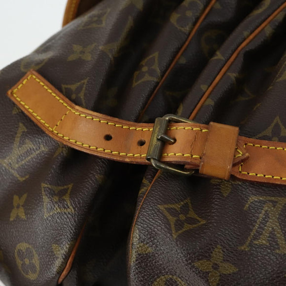 LOUIS VUITTON Monogram Saumur 35 Shoulder Bag M42254 LV Auth ka1066