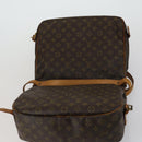LOUIS VUITTON Monogram Saumur 35 Shoulder Bag M42254 LV Auth ka1066-19