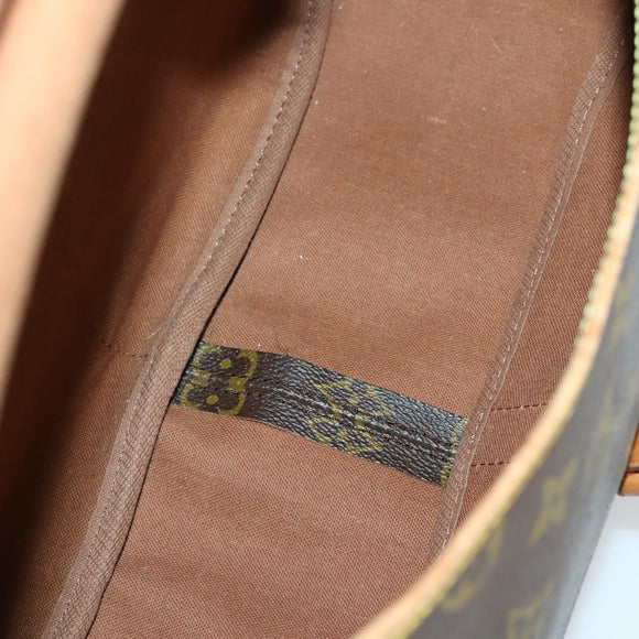 LOUIS VUITTON Monogram Saumur 35 Shoulder Bag M42254 LV Auth ka1066
