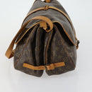 LOUIS VUITTON Monogram Saumur 35 Shoulder Bag M42254 LV Auth ka1066-3
