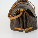 LOUIS VUITTON Monogram Saumur 35 Shoulder Bag M42254 LV Auth ka1066-4