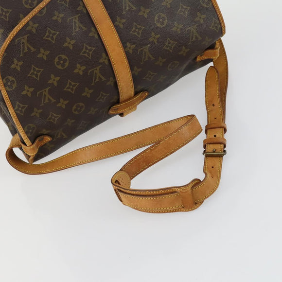 LOUIS VUITTON Monogram Saumur 35 Shoulder Bag M42254 LV Auth ka1066