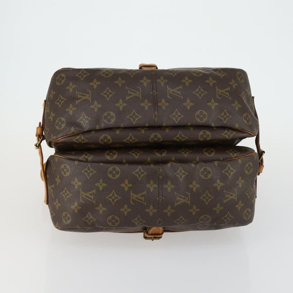 LOUIS VUITTON Monogram Saumur 35 Shoulder Bag M42254 LV Auth ka1066