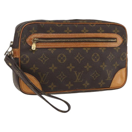 LOUIS VUITTON Monogram Marly Dragonne GM Clutch Bag M51825 LV Auth ka1067