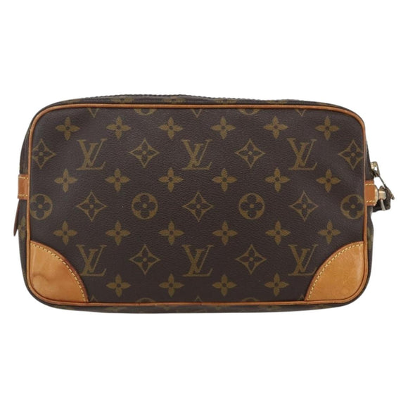 LOUIS VUITTON Monogram Marly Dragonne GM Clutch Bag M51825 LV Auth ka1067