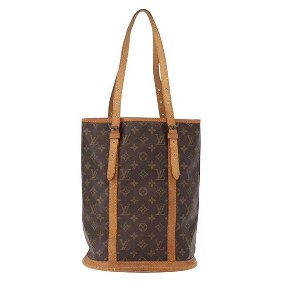 LOUIS VUITTON Monogram Bucket GM Shoulder Bag M42236 LV Auth ka107