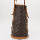 LOUIS VUITTON Monogram Bucket GM Shoulder Bag M42236 LV Auth ka107-3