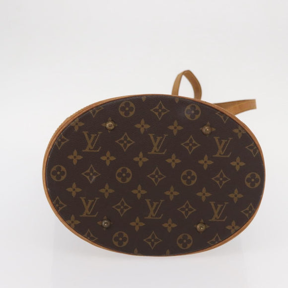 LOUIS VUITTON Monogram Bucket GM Shoulder Bag M42236 LV Auth ka107