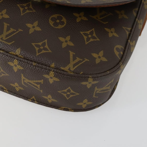 LOUIS VUITTON Monogram Saint Cloud GM Shoulder Bag M51242 LV Auth ka1078