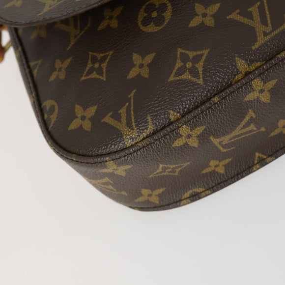 LOUIS VUITTON Monogram Saint Cloud GM Shoulder Bag M51242 LV Auth ka1078