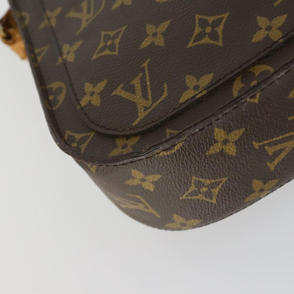 LOUIS VUITTON Monogram Saint Cloud GM Shoulder Bag M51242 LV Auth ka1078