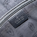 GUCCI GG Implementation Bag Coated Canvas Black Silver 201448 Auth ka108-19