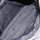 GUCCI GG Implementation Bag Coated Canvas Black Silver 201448 Auth ka108-11