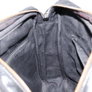 GUCCI GG Implementation Bag Coated Canvas Black Silver 201448 Auth ka108-20