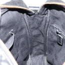 GUCCI GG Implementation Bag Coated Canvas Black Silver 201448 Auth ka108-21