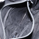 GUCCI GG Implementation Bag Coated Canvas Black Silver 201448 Auth ka108-23