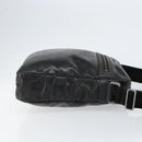 GUCCI GG Implementation Bag Coated Canvas Black Silver 201448 Auth ka108-3