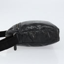 GUCCI GG Implementation Bag Coated Canvas Black Silver 201448 Auth ka108-4