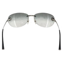 CHANEL Sunglasses metal Black CC Auth ka1080-3