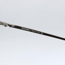 CHANEL Sunglasses metal Black CC Auth ka1080-9