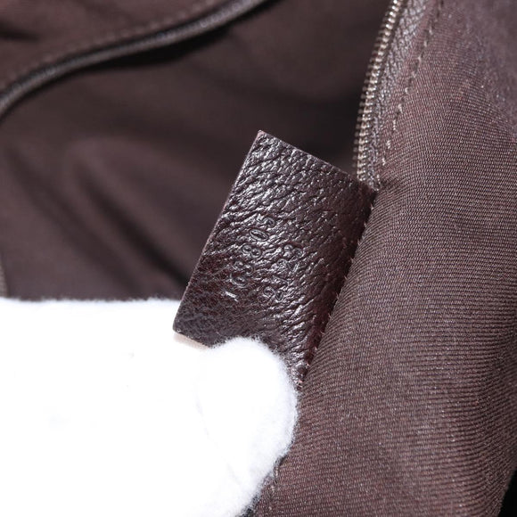 GUCCI GG Canvas Web Sherry Line Tote Bag Beige Gold 163805 Auth ka1081