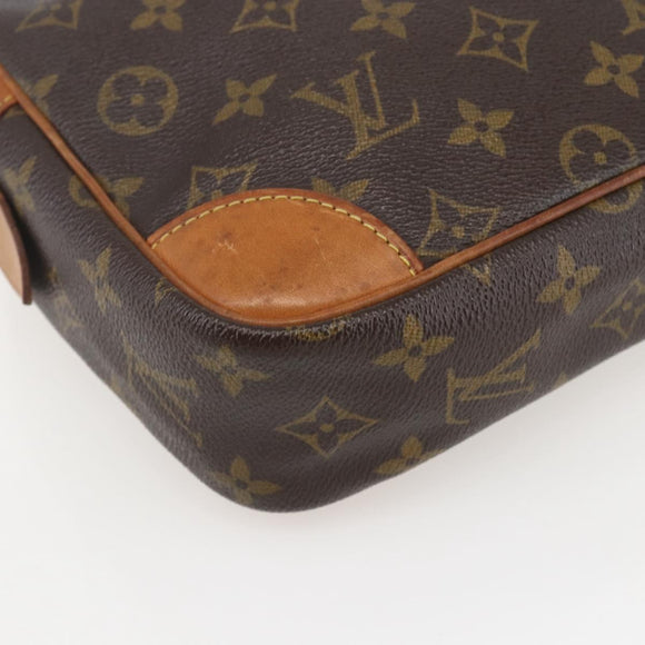 LOUIS VUITTON Monogram Compiegne 28 Clutch Bag M51845 LV Auth ka1082