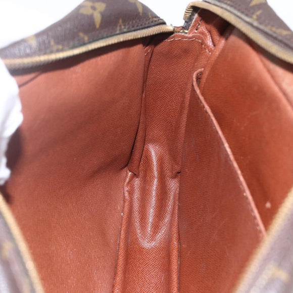 LOUIS VUITTON Monogram Compiegne 28 Clutch Bag M51845 LV Auth ka1082