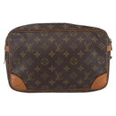 LOUIS VUITTON Monogram Compiegne 28 Clutch Bag M51845 LV Auth ka1082-2