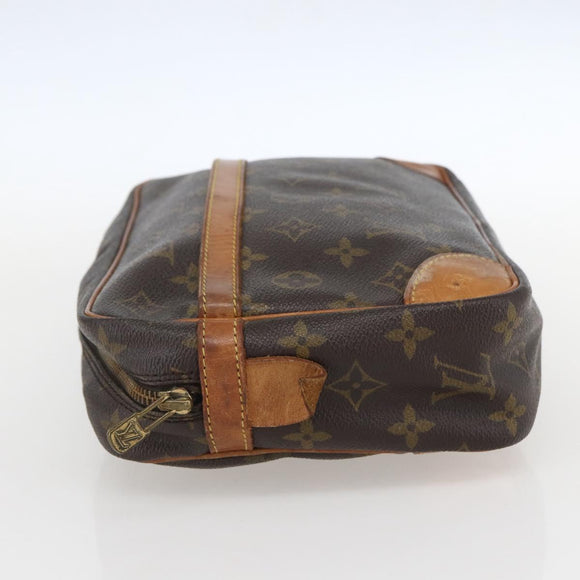 LOUIS VUITTON Monogram Compiegne 28 Clutch Bag M51845 LV Auth ka1082