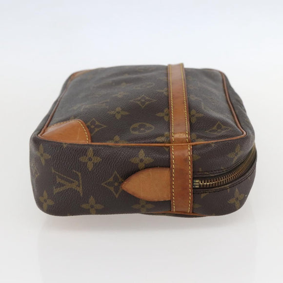 LOUIS VUITTON Monogram Compiegne 28 Clutch Bag M51845 LV Auth ka1082